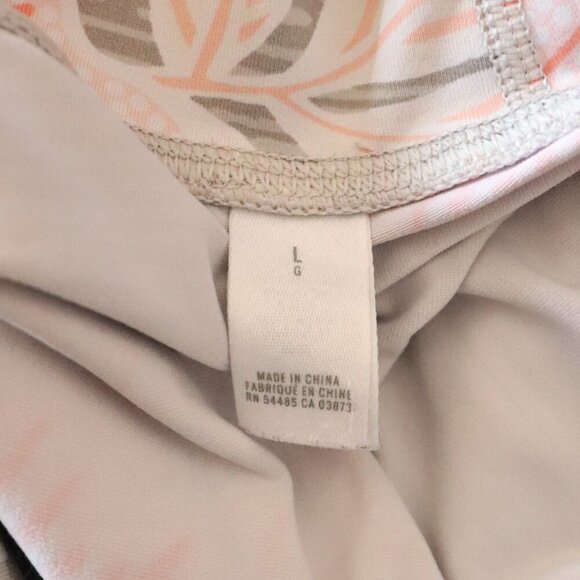 Aerie Women's Large Pink Floral High Rise Athletic Pocket Leggings - Picture 11 of 13